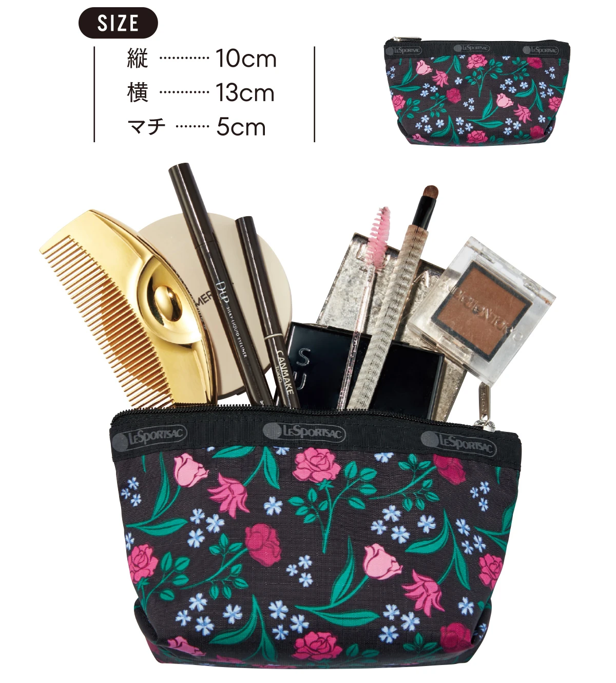 背面にはポケットティッシュを 収納できる万能さが魅力 SMALL SLOAN COSMETIC ¥3630