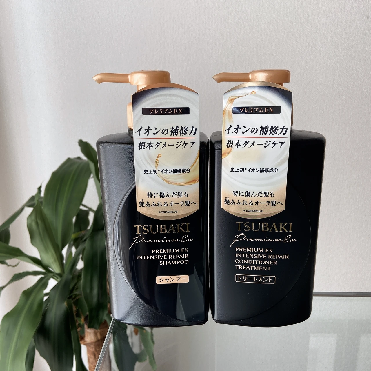 【TSUBAKIの本気を見た👀】断面形状に着目！イオンの力で内側から補修🩹TSUBAKI「プレミアムEX インテンシブリペア」シリーズ🖤_2_1