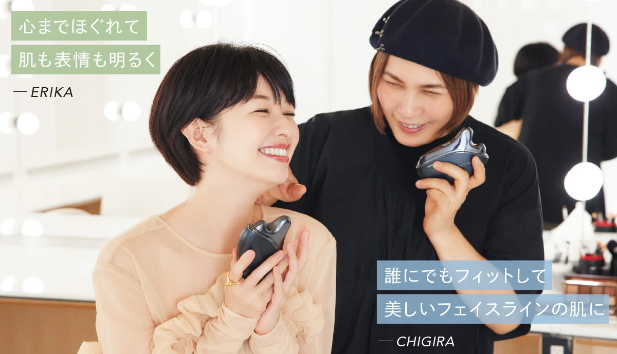 森 絵梨佳さん＆千吉良恵子さん　バイタリフト かっさ EH-SP85使用②