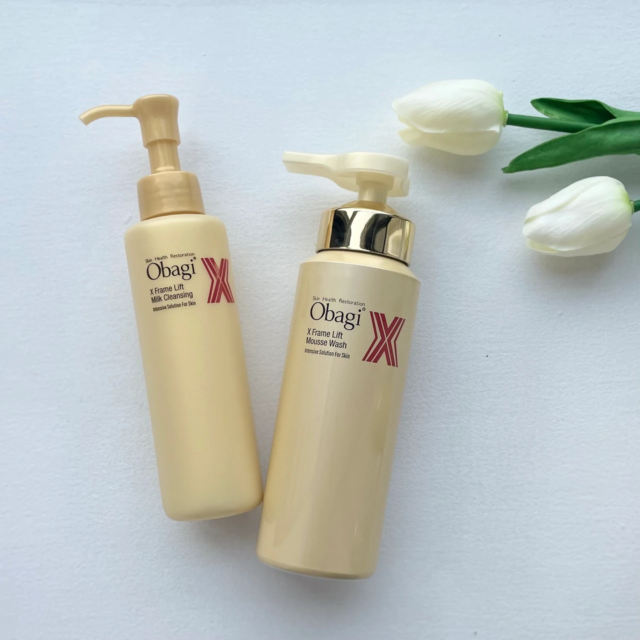 オバジX フレームリフトミルククレンジング・フレームリフトムースウォッシュ