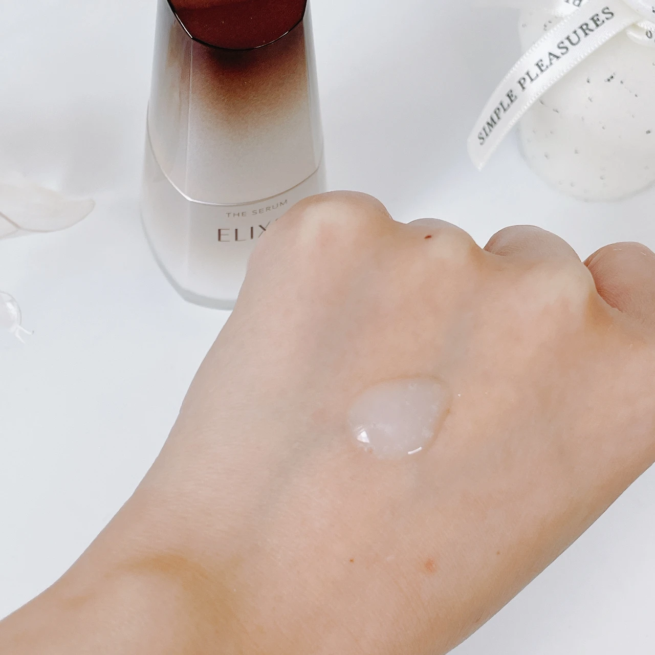 エリクシール ザ セラム aa 使い心地 テクスチャー