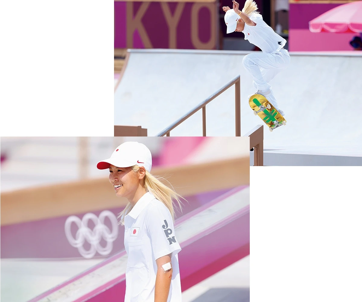  西村碧莉さんプロスケートボーダー