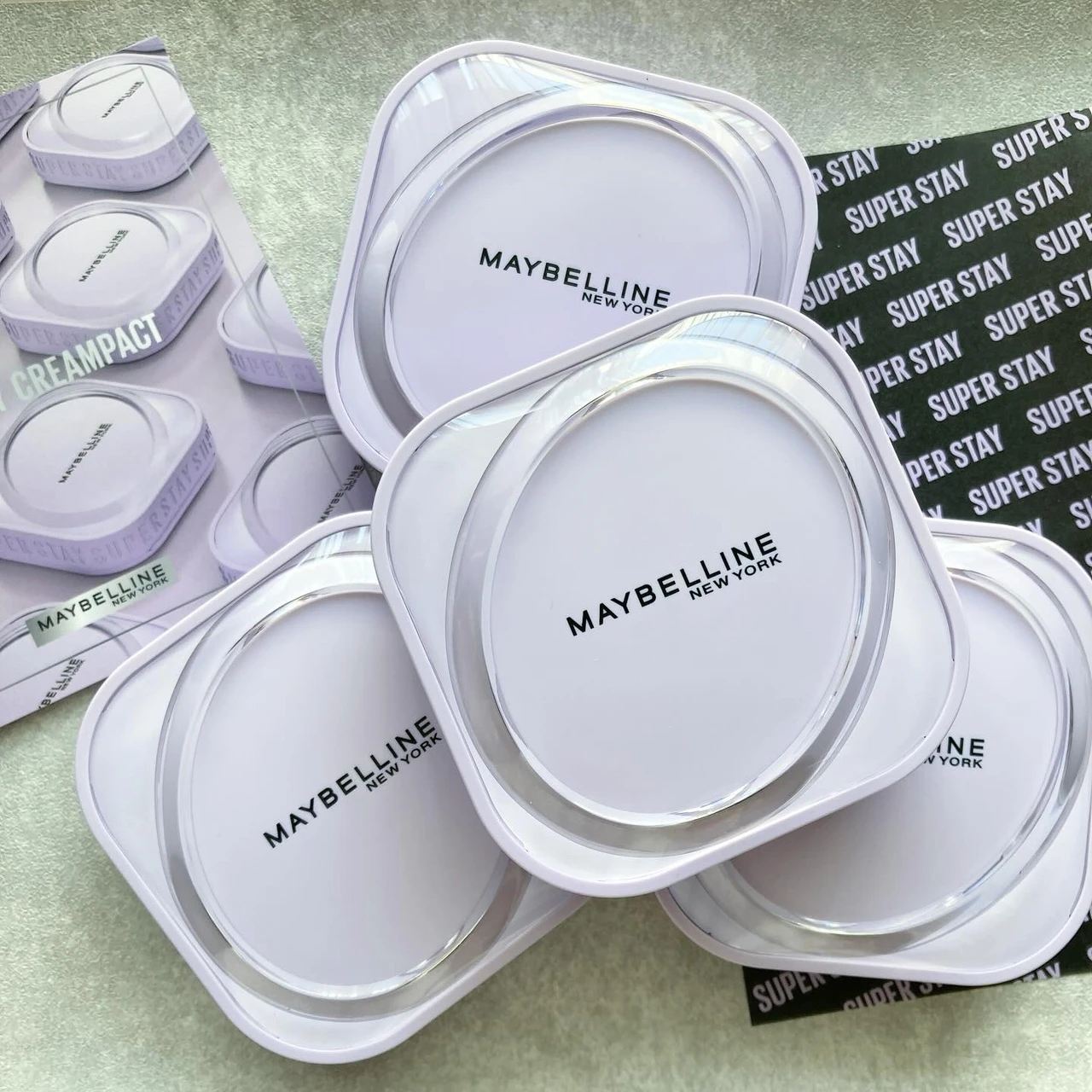 メイベリンから新発売！つけ心地の良いハイカバーなSPステイ クリームパクト ファンデーションをご紹介♪_1