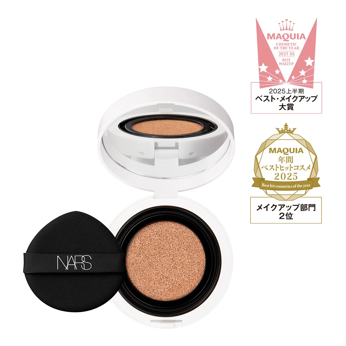 ライトリフレクティング セラムクッションファンデーション 全8色 各￥8580（セット価格）／NARS JAPAN