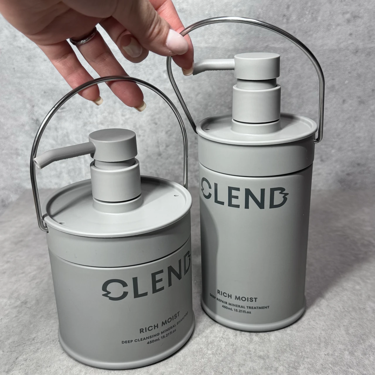 クレンド リッチモイスト ディープクレンジング ミネラル シャンプー クレンド リッチモイスト ディープリペア ミネラル トリートメント ヘアケア