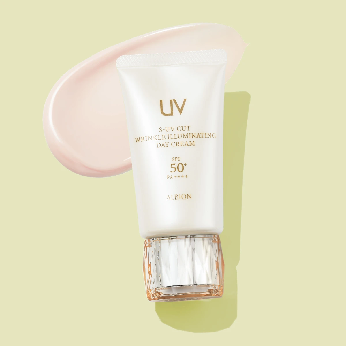 S―UV カット  リンクル　イルミネイティング　デイクリーム≪日中用美容クリーム・メイクアップベース≫　テクスチャー