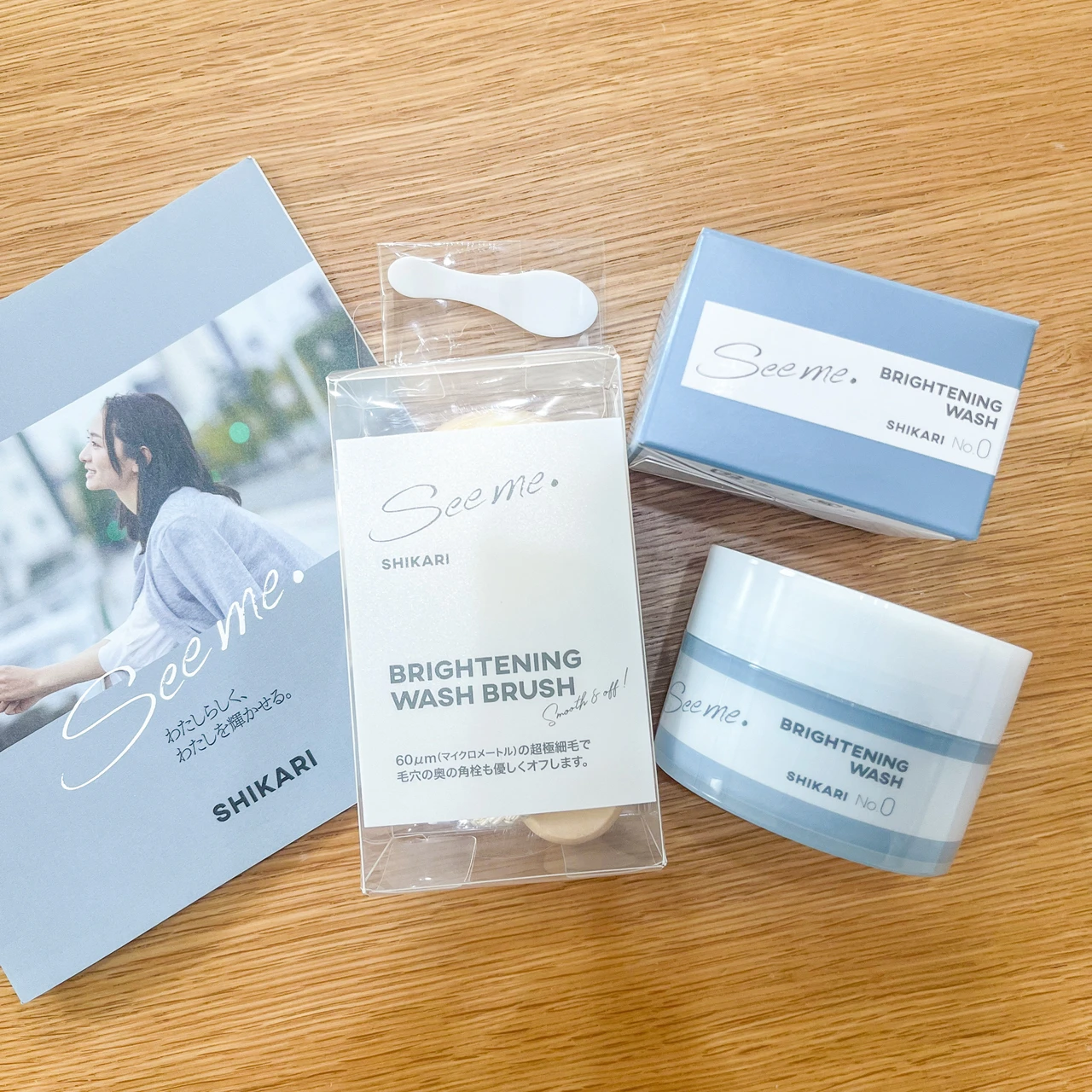 シカリ ブライトニングウォッシュのセット内容画像