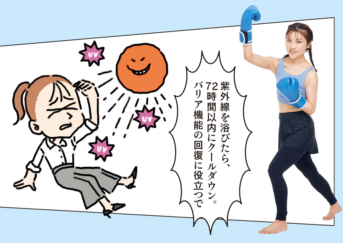 マミ様＆メディプラスの“角層防御ファイターズ”が夏の潤いダウン肌に挑む！　メディプラスで肌の体幹※1を鍛えて夏枯れしない肌へ_4