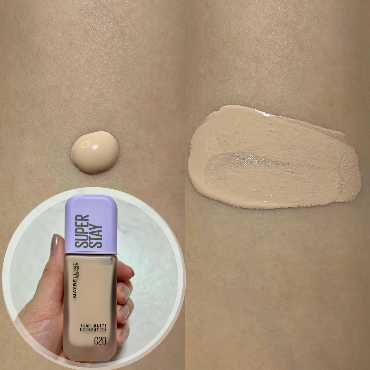 【全色レビュー】2/10発売の薄膜ファンデーション メイベリン ニューヨーク
SPステイ ルミマット リキッド ファンデーション_3
