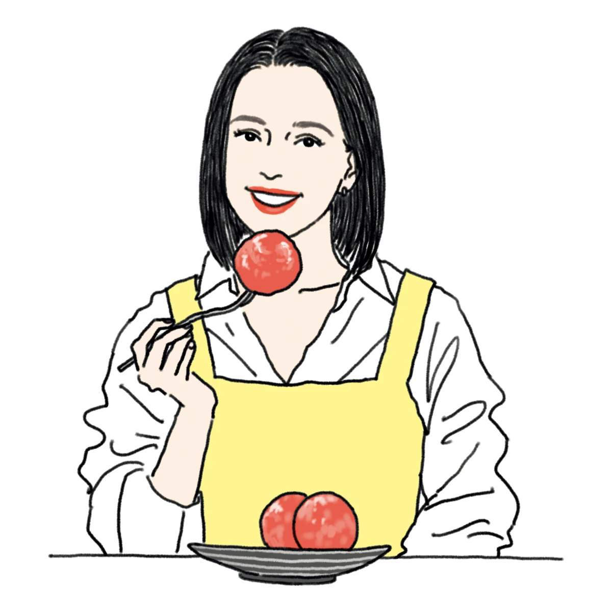 【結論】 だから現代肌には“湯むき”が必要だった! イラスト