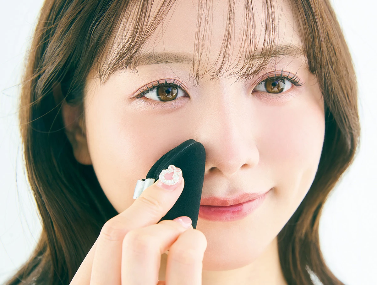 森香澄　メイク　ロージーローザ  マルチ パフ（プチサイズ）　パウダー密着　プチプラ