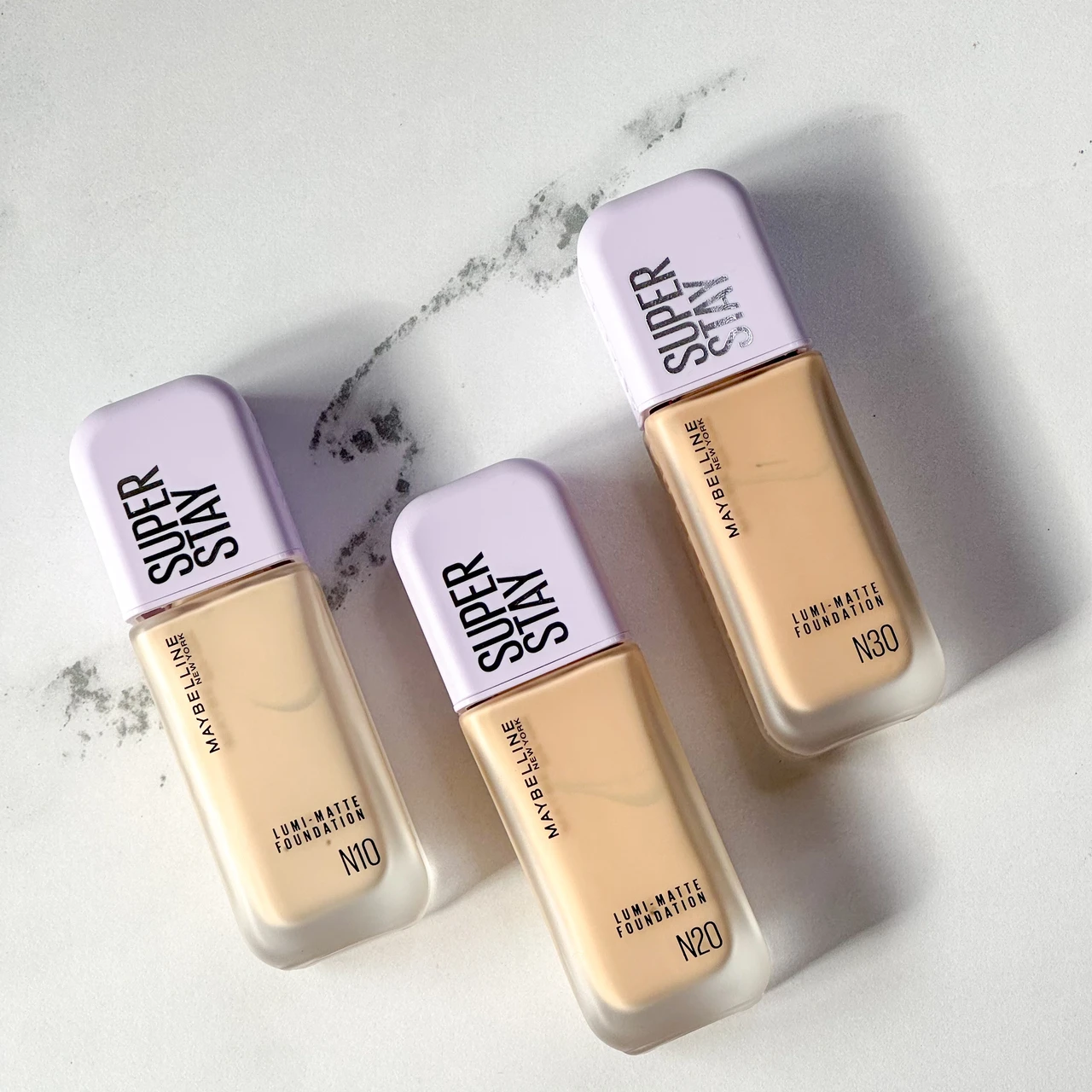 メイベリン SPステイ ルミマット リキッド ファンデーション N10 N20 N30