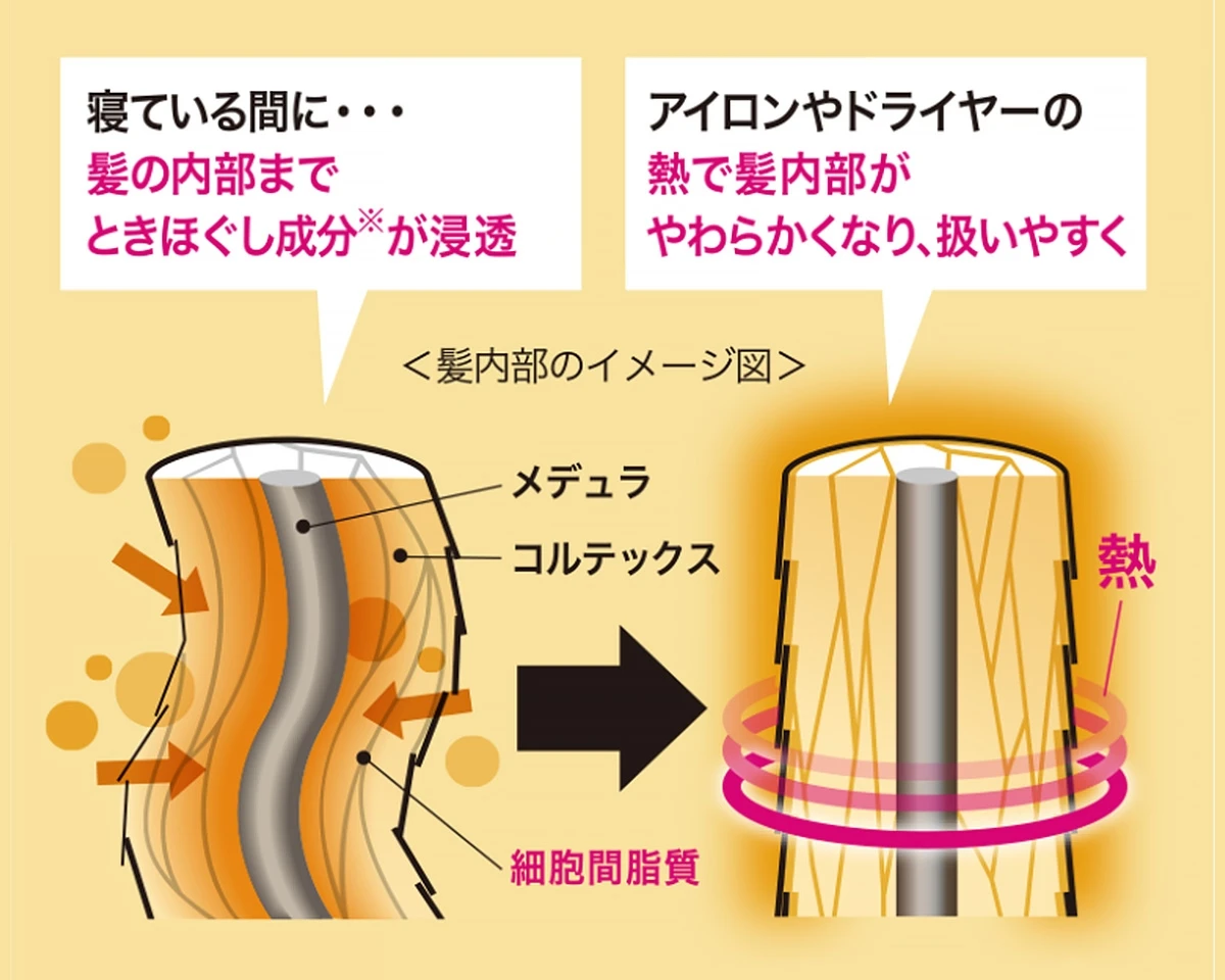 くせ・うねりときほぐし成分