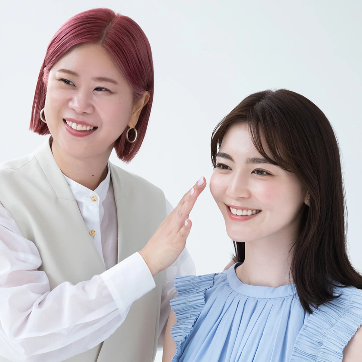 ヘア＆メイクアップアーティスト Georgeさんが指南！
過酷な夏を乗り切る“メイク崩れ防止”テクニック_4