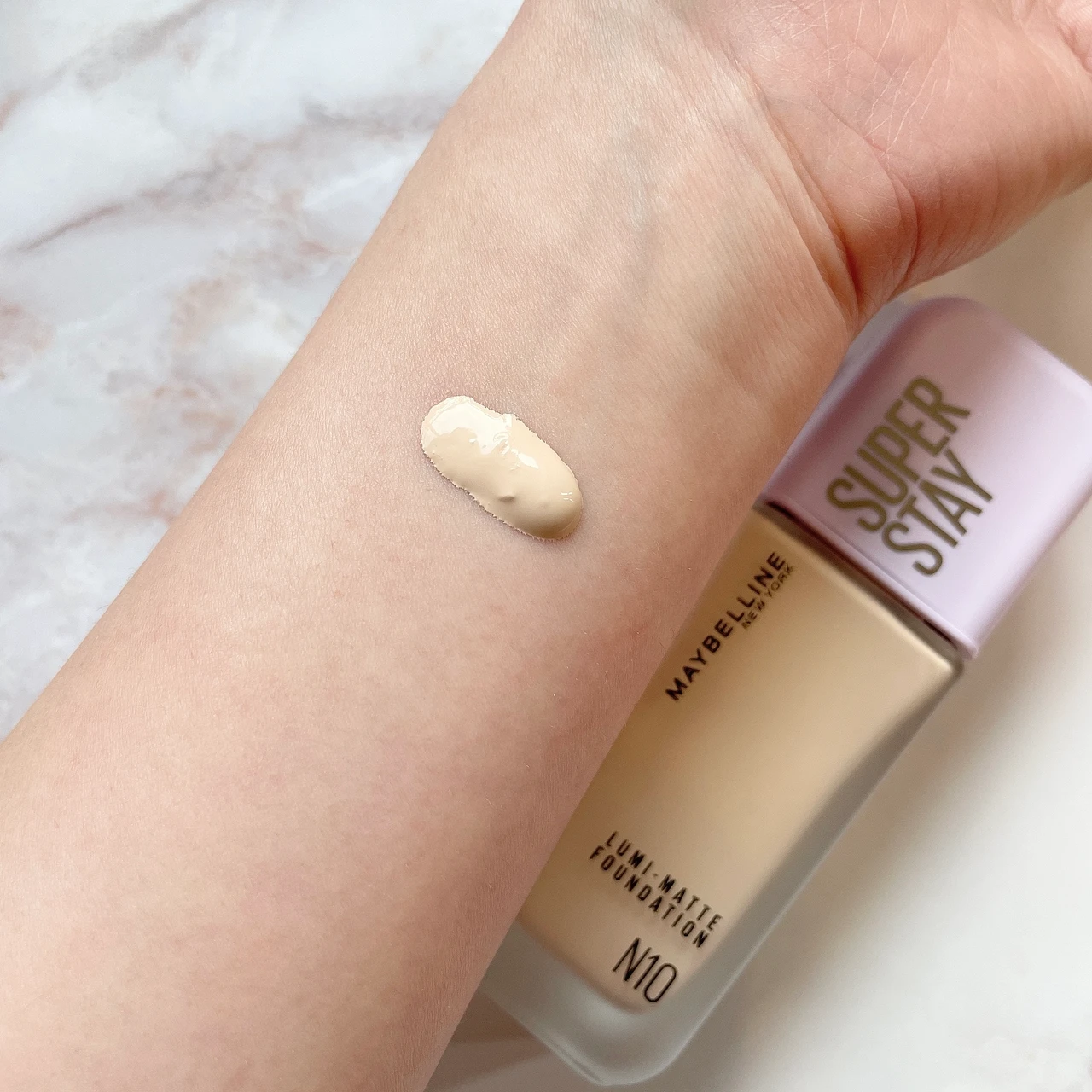 【全色レビュー】2/10発売！メイベリン新作"SPステイ ルミマット リキッド ファンデーションが優秀すぎる♡ドラコスファンデの進化とは？_4_1