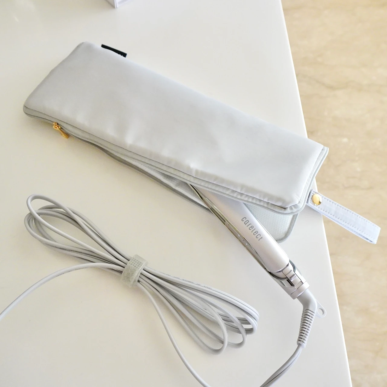 ケアレクト by プリュスオー スムースケアアイロン おすすめ ヘアアイロン 傷まない 海外対応