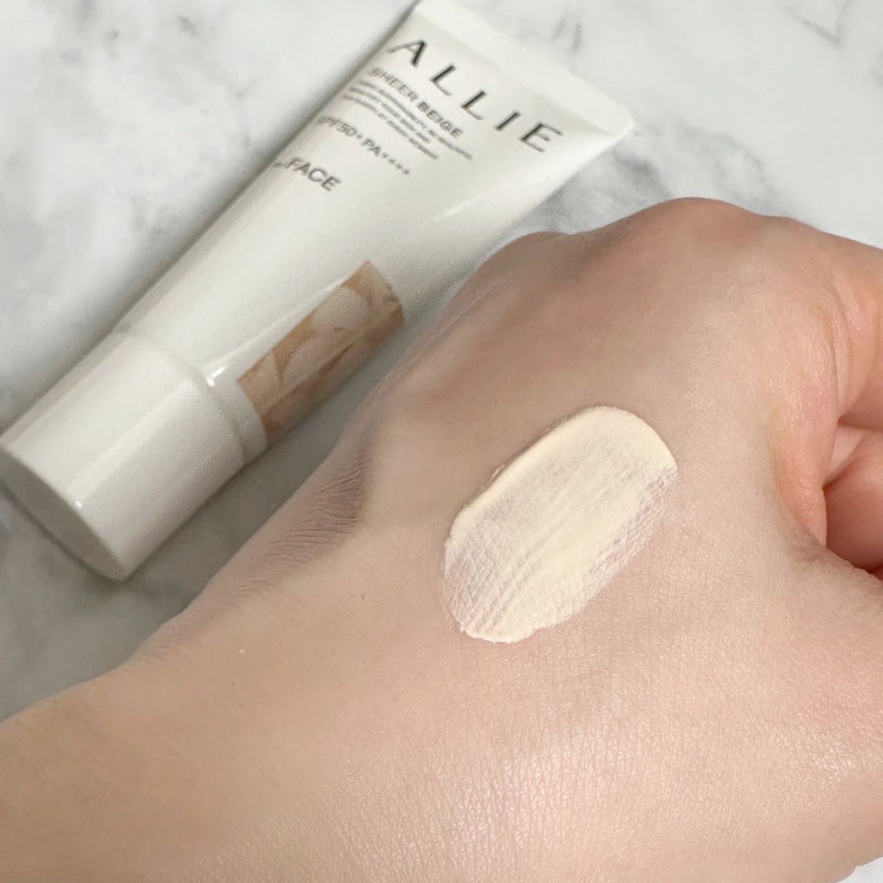 ノーファンデUV スウォッチ