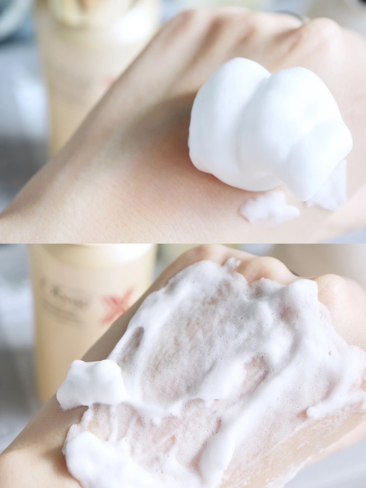 オバジX フレームリフトムースウォッシュ スウォッチ