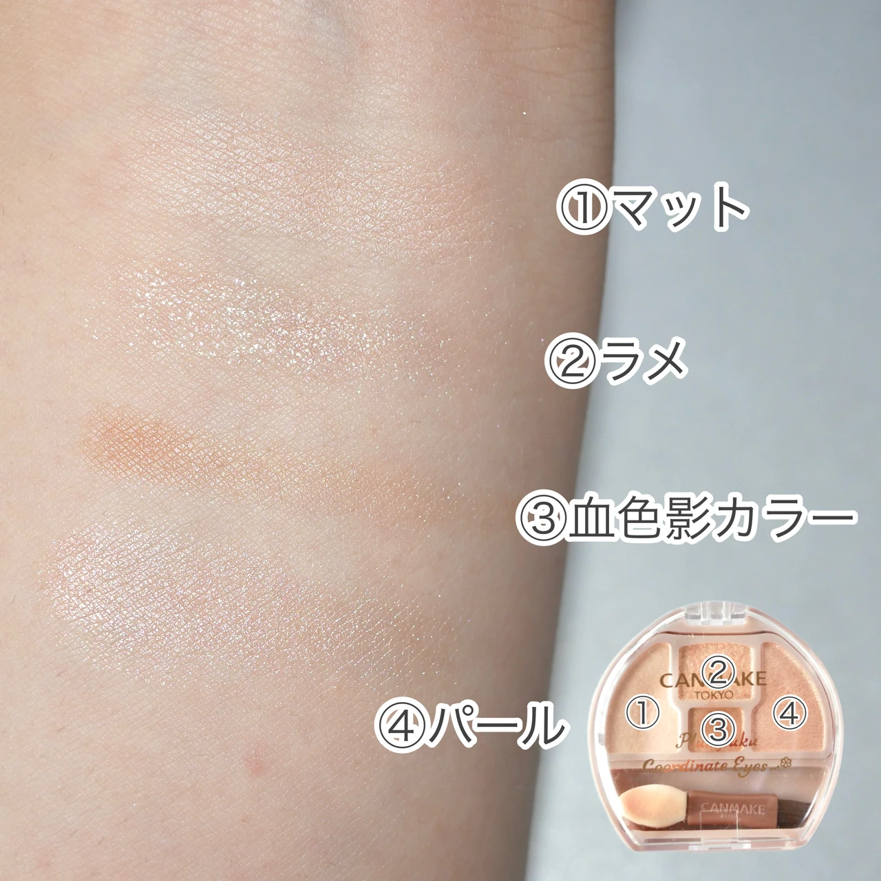 キャンメイク プランぷくコーデアイズ 涙袋 付録