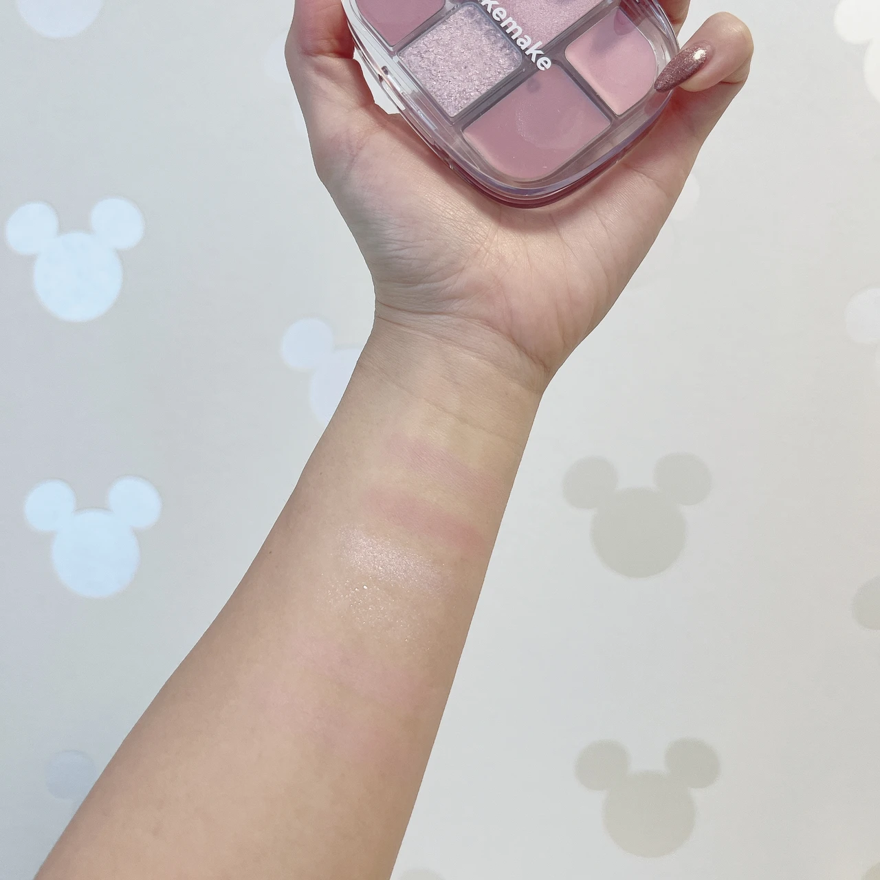 【メイク】WAKEMAKE(ウェイクメイク)のマルチパレットアイシャドウチークハイライト♡_7