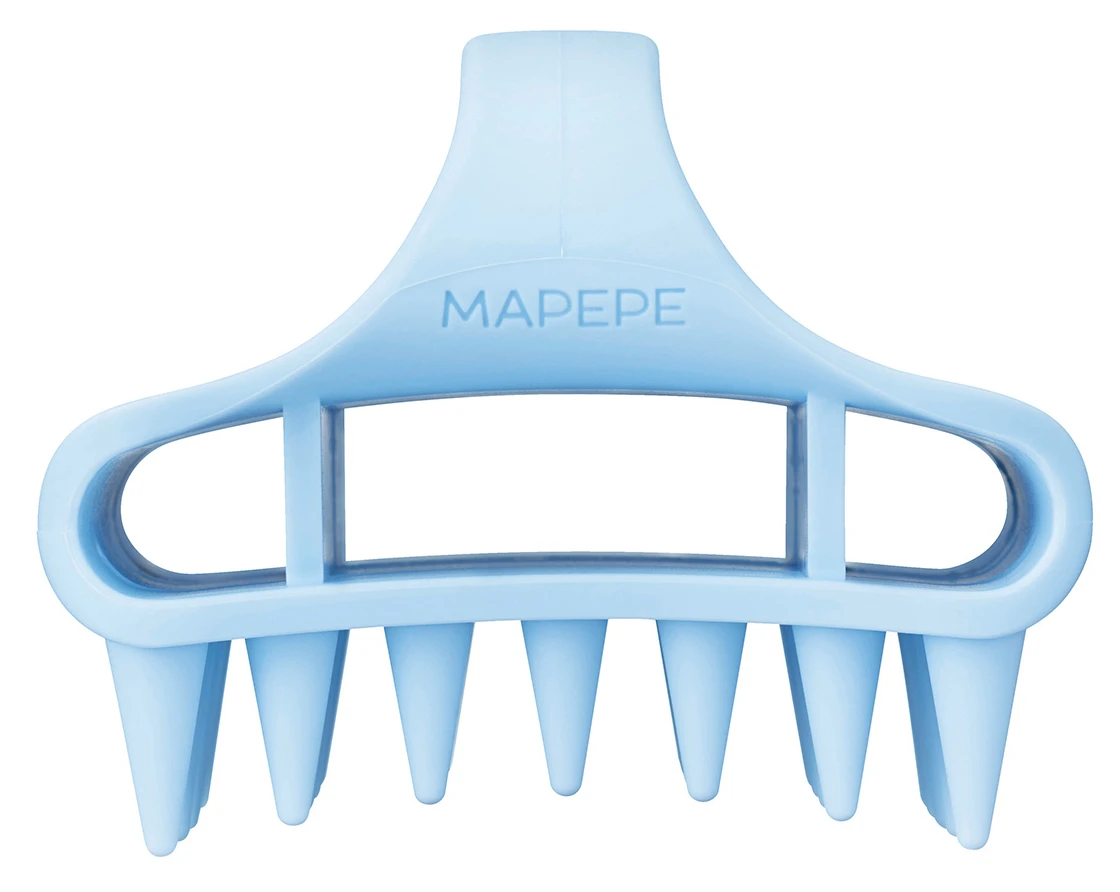 手のひらにぴったりフィット シャンプーブラシ ブラッシング