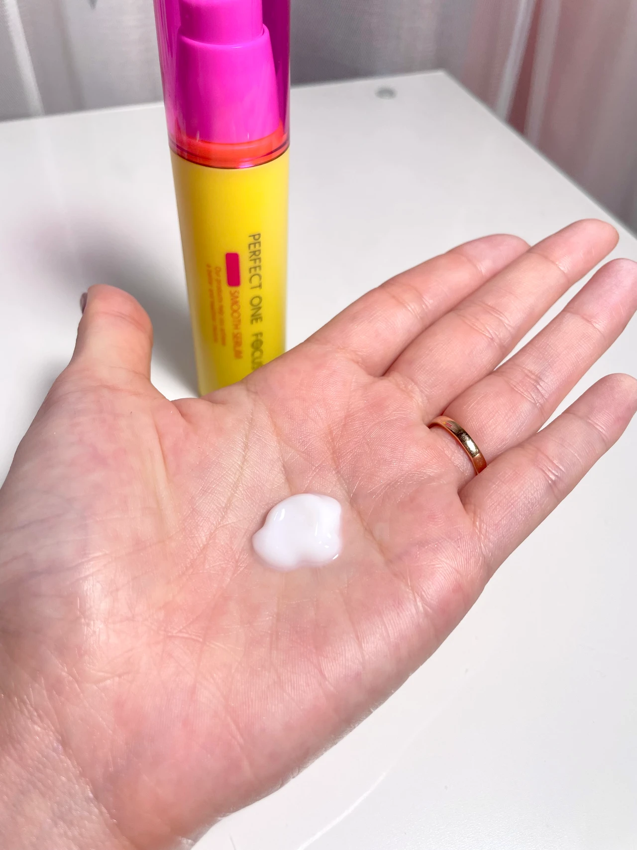 つるっと滑るテクスチャー