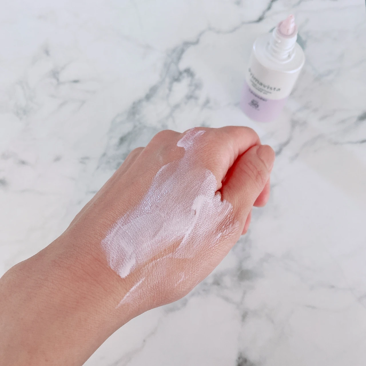 【現役アナウンサー💁‍♀️外ロケの必需品】ラベンダーカラーでくすみ払拭💜日焼けも皮脂崩れも防ぐ高機能下地、プリマヴィスタ「スキンプロテクトベース」✨_2_2