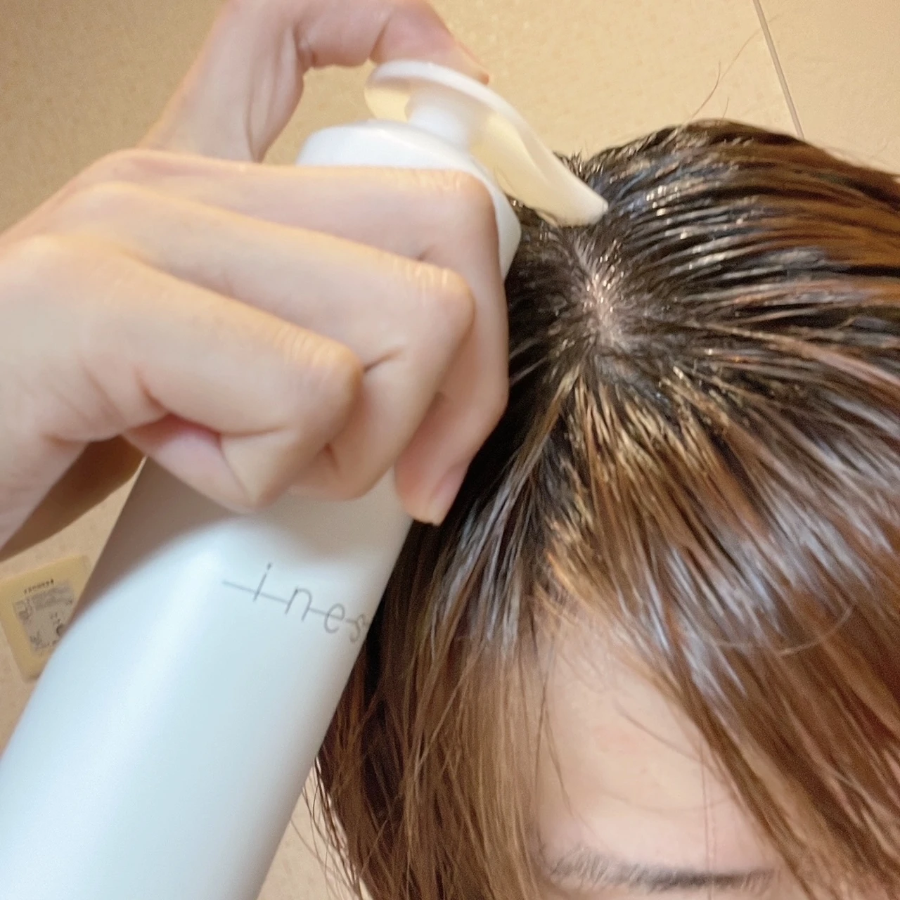 花王から新発売の【ines アクア チャージ ムース】使ってみた!_2_2