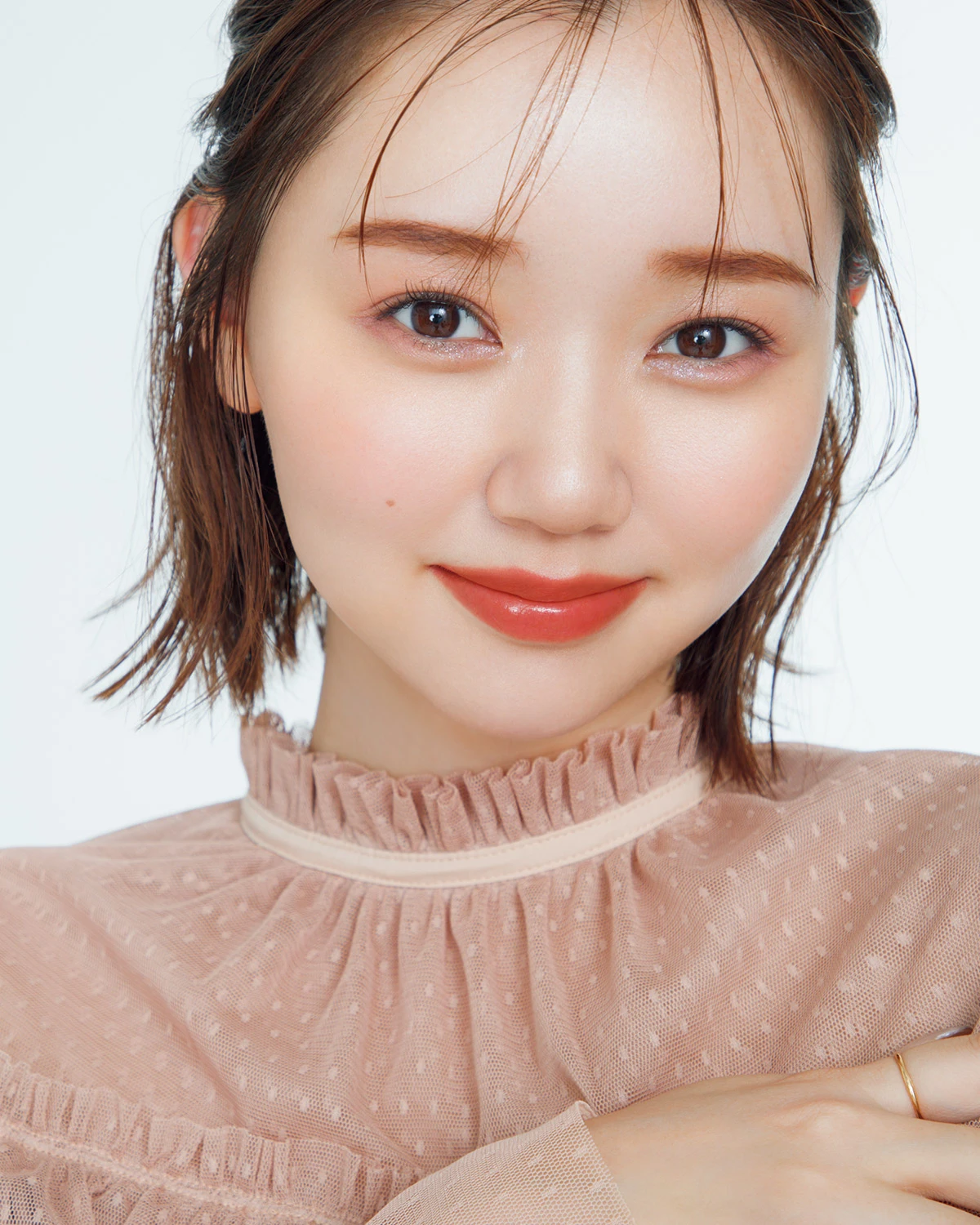 セザンヌの新リップ　透け感レッド×メリハリラインで 大人スウィートに