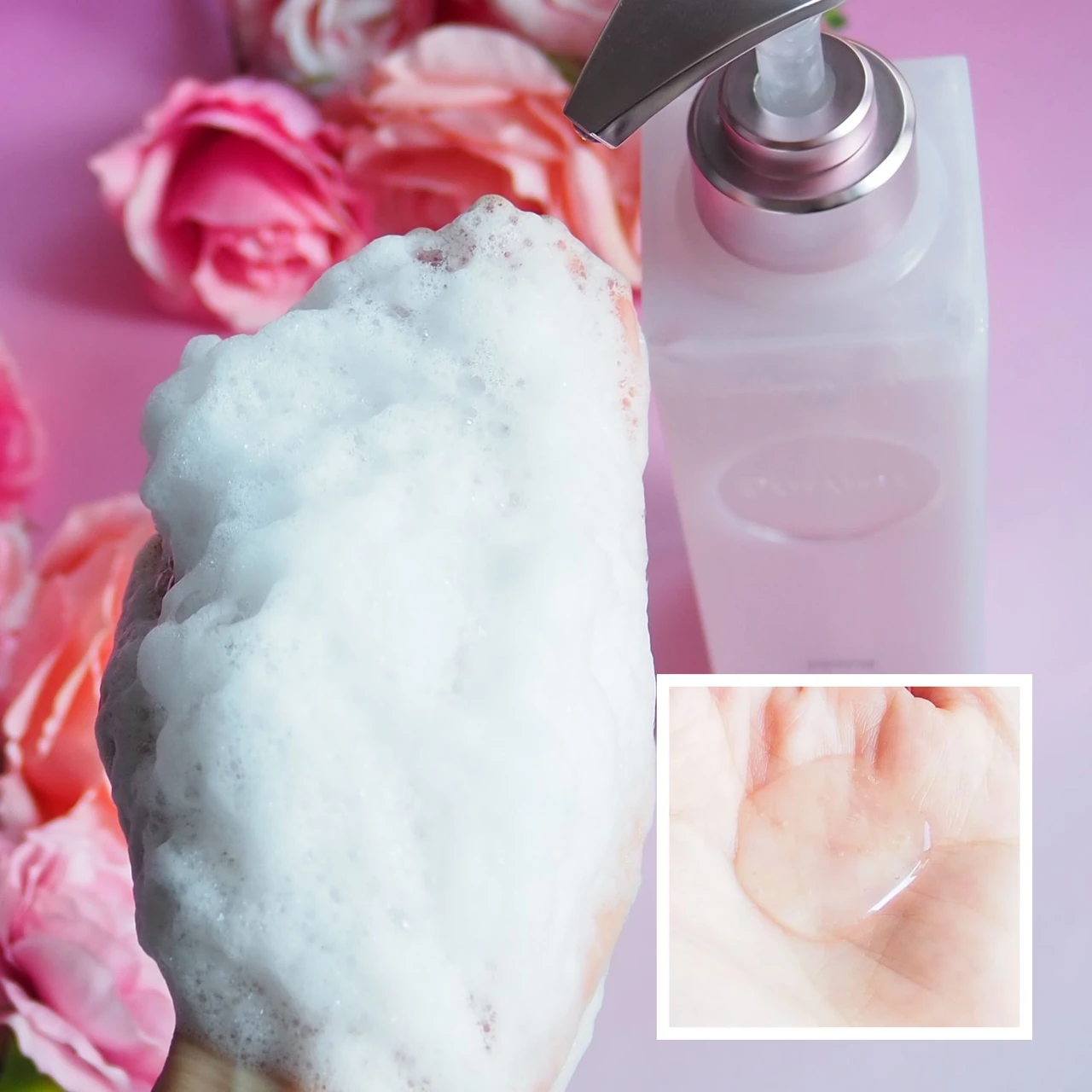 「プルント ヴェーリング美容液シャンプー」のテクスチャー