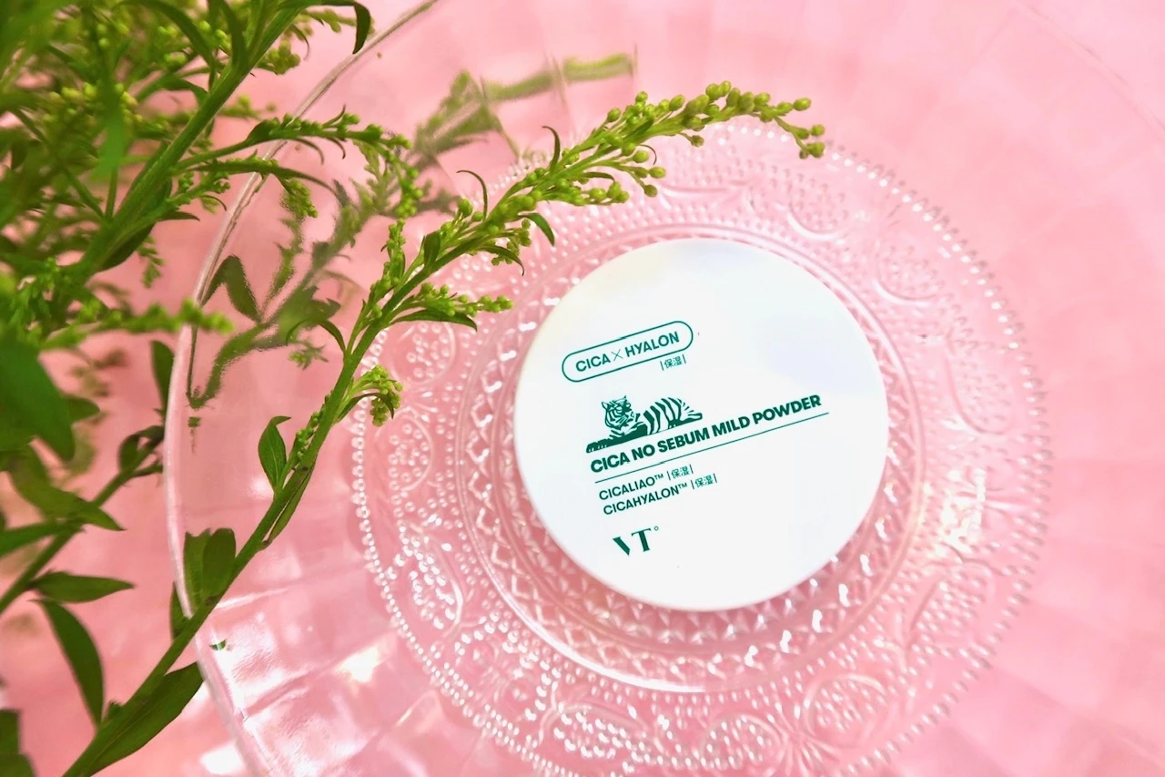 【1日テカリなし！メイクしたてのサラサラ肌がキープできるノーセバムパウダー】VT CICA ノーセバム マイルドパウダー_1_1