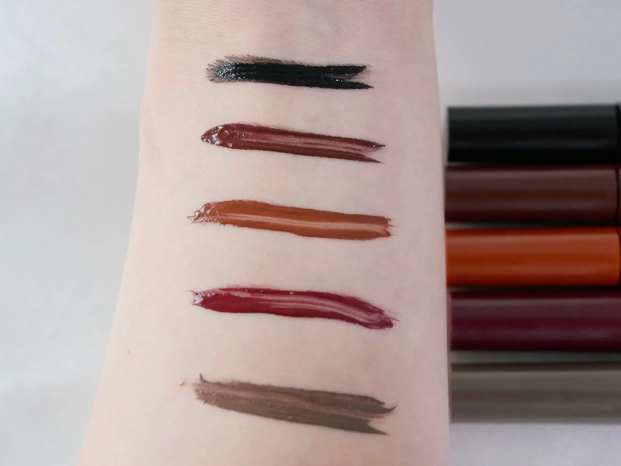 ディーアップ パーフェクトエクステンションマスカラforカール 全色スウォッチ