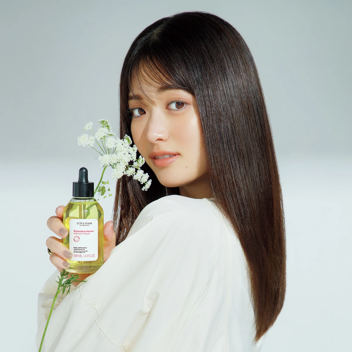 ロクシタン インテンシヴリペア ヘアオイル 松村沙友理