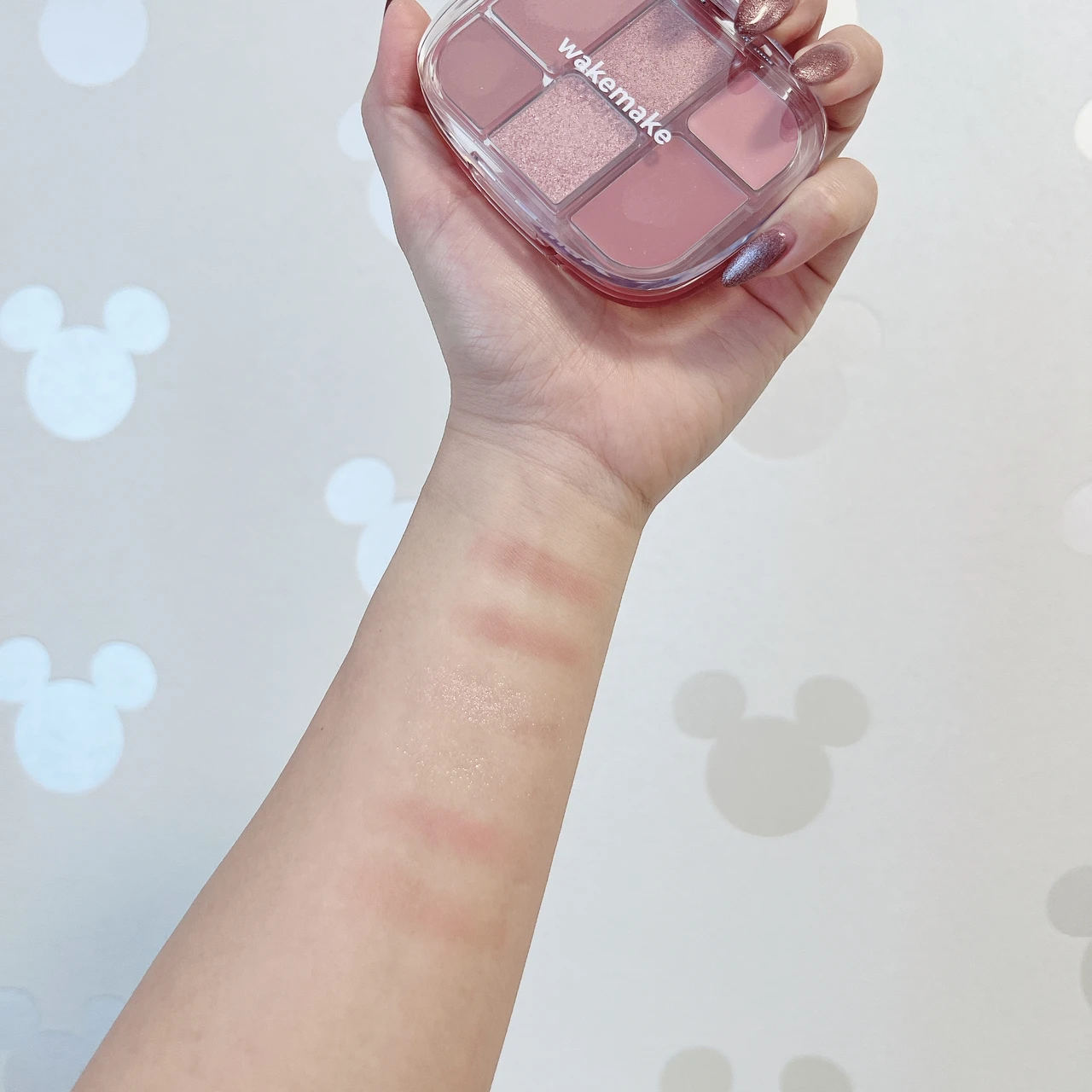 【メイク】WAKEMAKE(ウェイクメイク)のマルチパレットアイシャドウチークハイライト♡_5