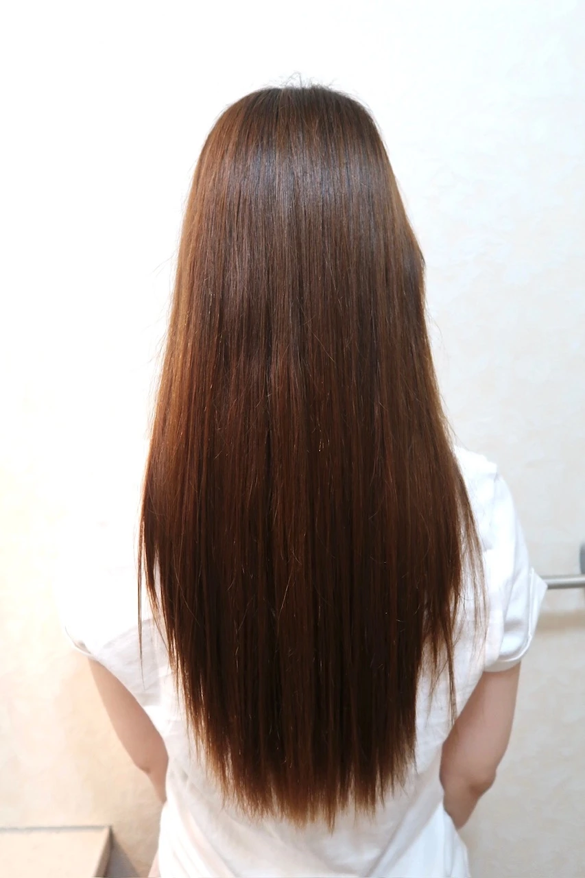 マイブースターズ  インシルク ブースターシャンプー使用後①