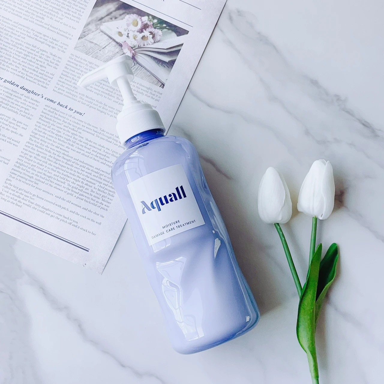 【洗うたび、ダメージ補修】うるおいをイメージた青いパッケージが目印！アクオル モイスチャーダメージケア_3_1