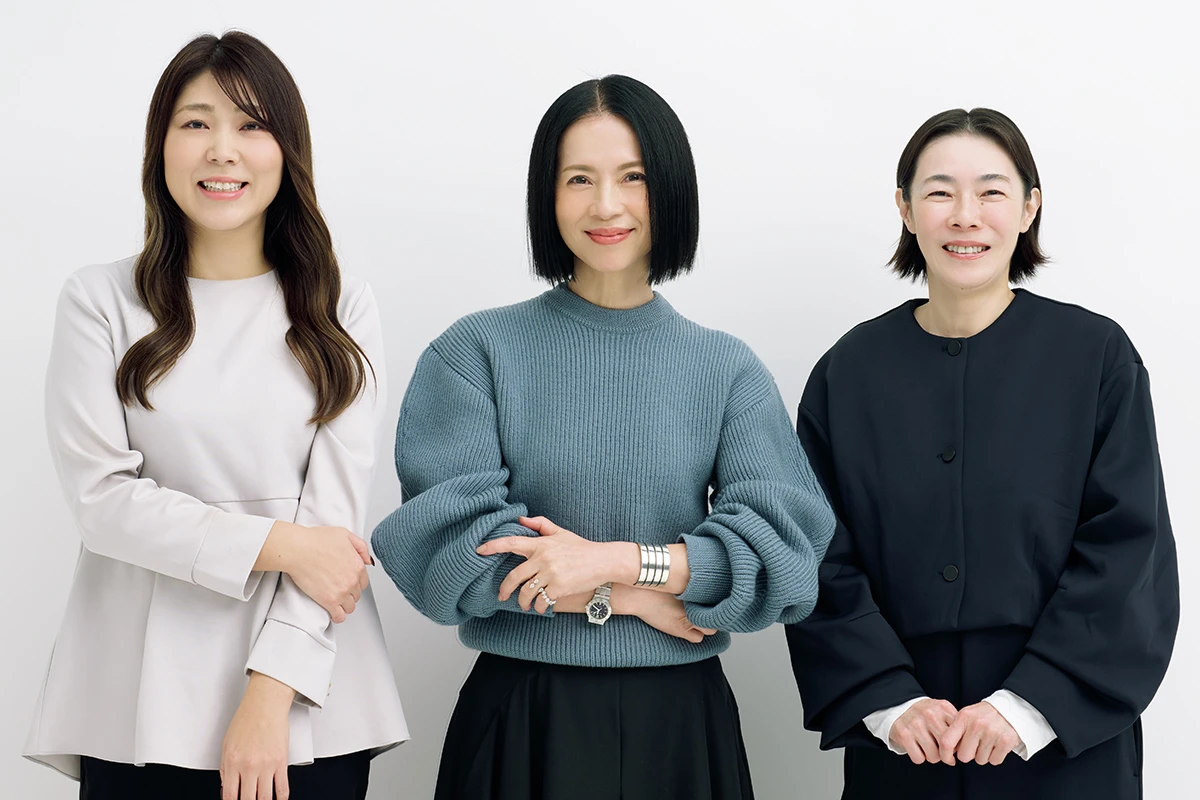 松本千登世さん、大西ちひろさん、 丸山沙織さん、IT’S トゥザコア コアチャージ セラムについて座談会