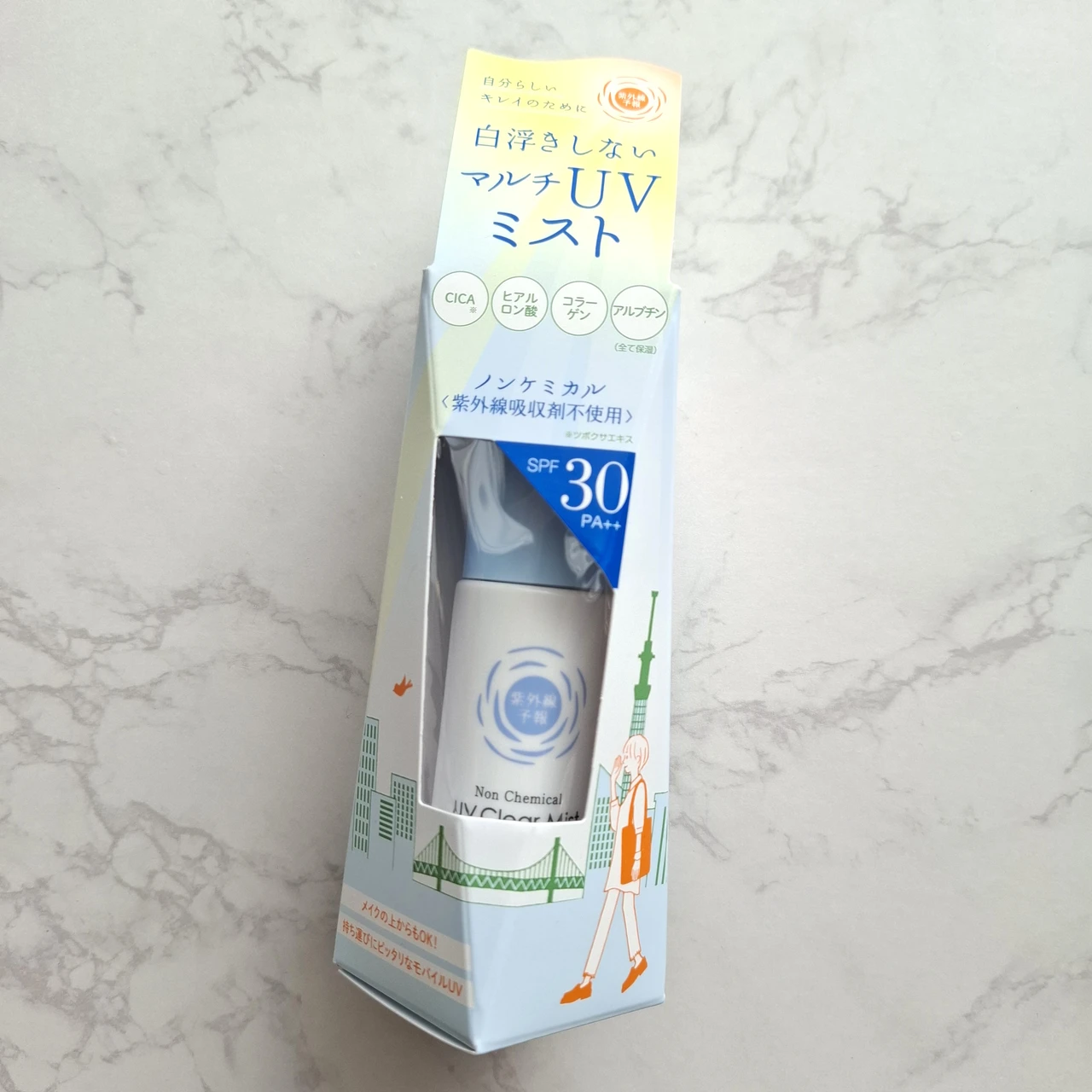 紫外線予防 ノンケミカルUVクリアミストM