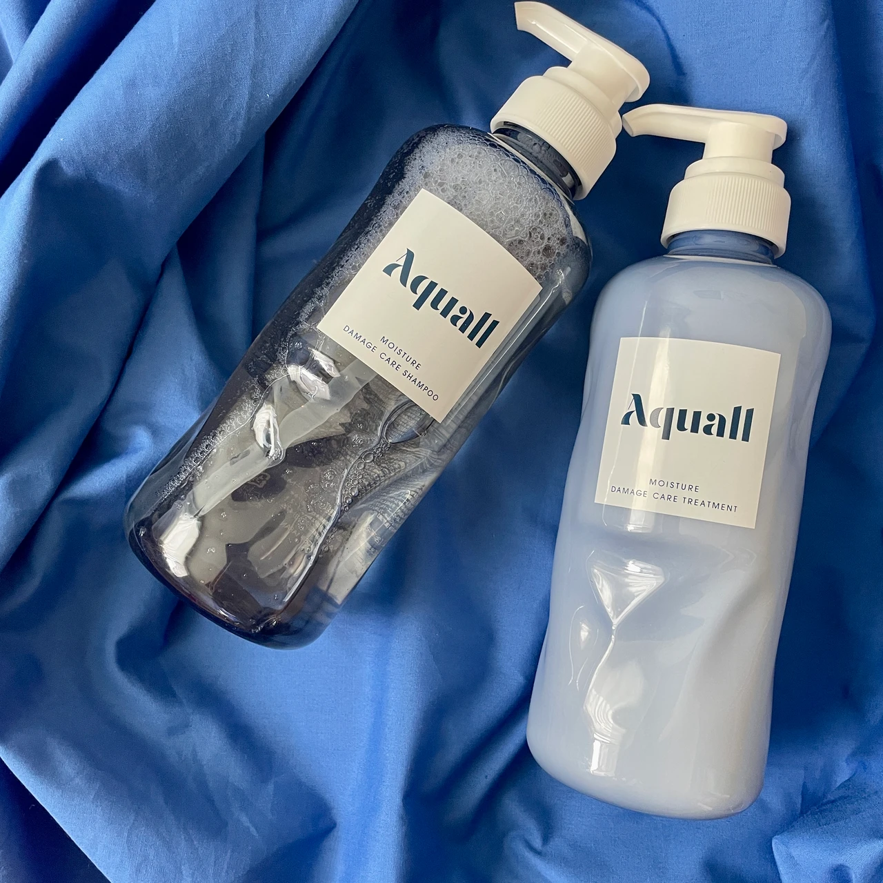 【ブルーのおしゃれボトルみっけ♡】バスタイムもおしゃれに楽しく♡プチプラヘアシャンプー&トリートメント【ボブヘアデビューbekiの使用感レポ】_2