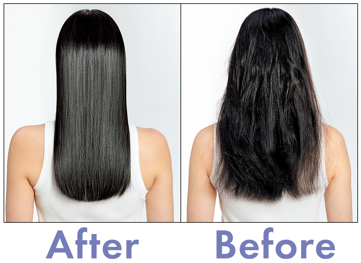 うるおいバリア before after