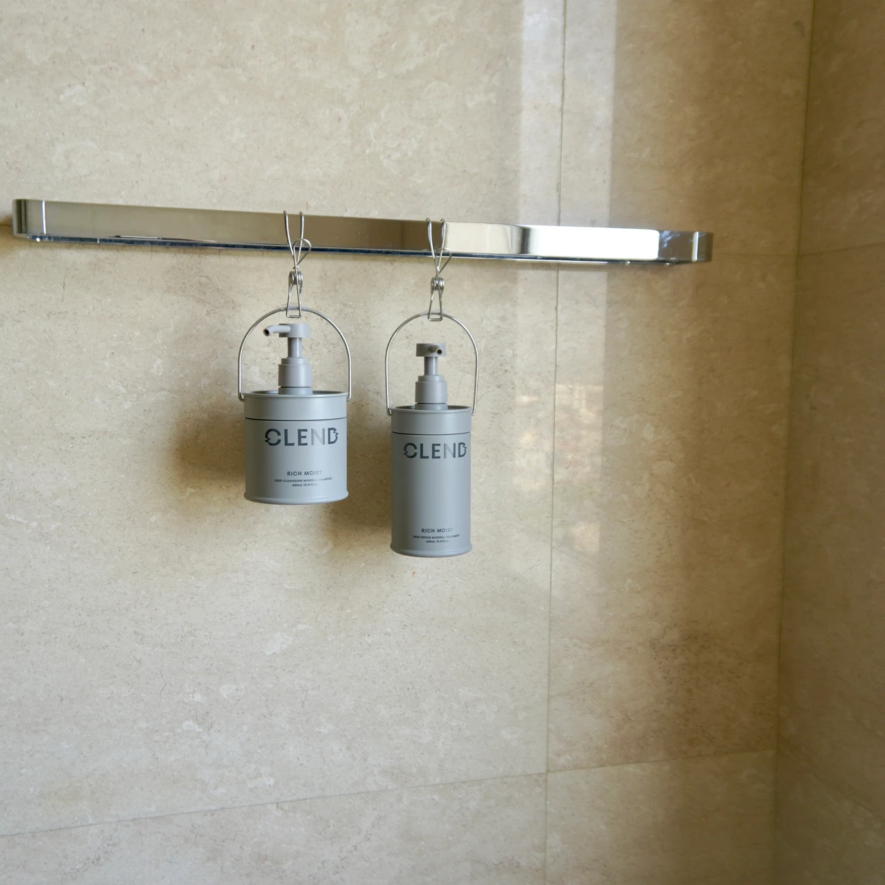 CLEND クレンド リッチモイスト ディープリペア ミネラル トリートメント  ディープクレンジングシャンプー泥 クレイ  ダメージ補修 頭皮ケア 美髪