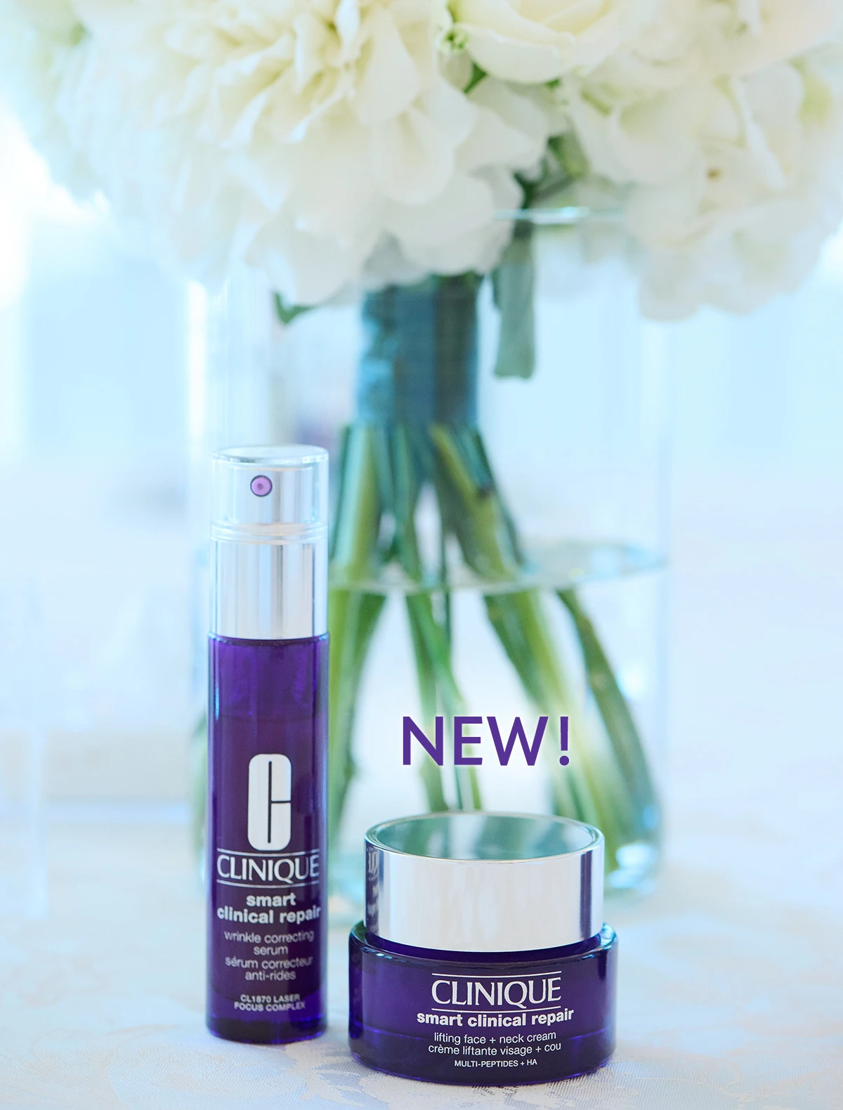 クリニーク独自の「CL1870ペプチド複合体(ハリ成分)」をキー成分にした「スマート リペア」シリーズ