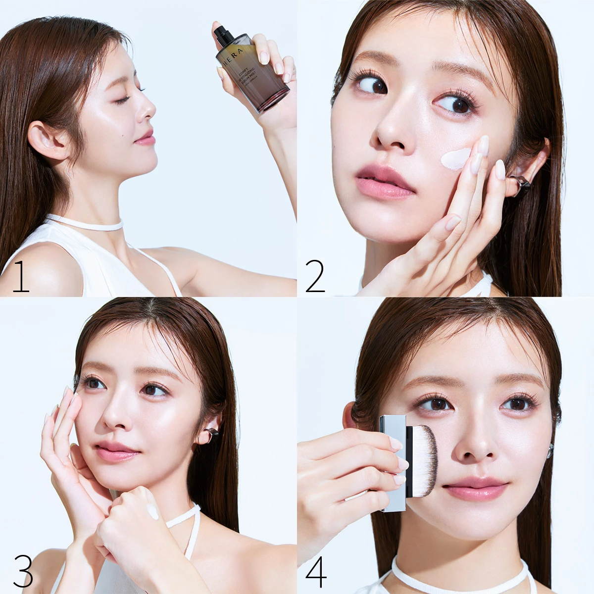 HERA ファンデーション　塗り方