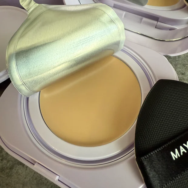 【ハイカバーなのに厚塗り感なし】まるで生チョコ！新感覚バームファンデーションMAYBELLINE（メイベリン）SPステイ クリームパクト ファンデーション