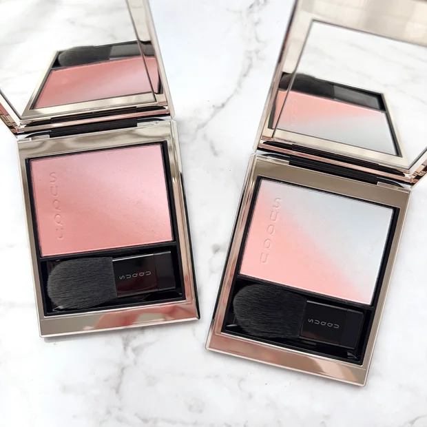 【SUQQUチーク新色】ブラーリングカラーブラッシュの新色はイエベ・ブルべどちらにおすすめ？｜既存色との違いは？