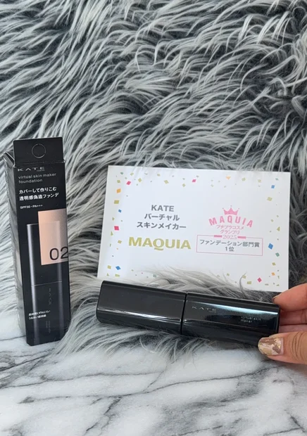 肌ノイズ、ゼロへ。KATE(ケイト)ベスコス受賞ファンデで【バーチャル美肌】を体感！ビフォアフ動画解説