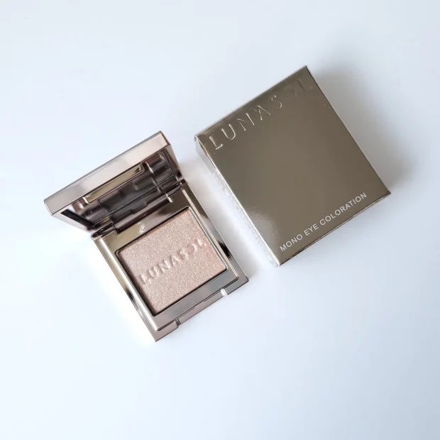 ルナソル【春新色】モノアイカラーレーション 13 ムーンリットシマーをイエベ春がレビュー！