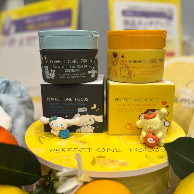 パーフェクトワン フォーカス×ポムポムプリン限定コラボ！クレンジングバーム&シートマスクレビュー