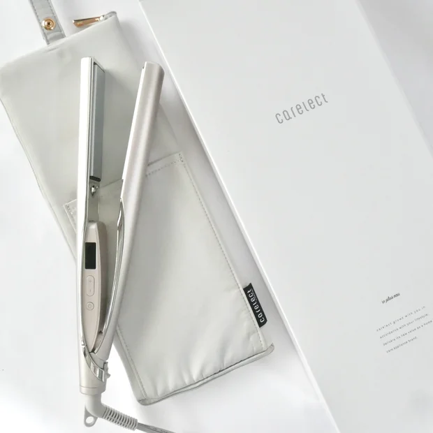 【ケアレクト】驚きのビフォーアフター！プリュスオーからストレートアイロンが登場♪サロン帰りのシルク髪に♡