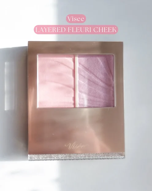 透明感を仕込む2色チーク♡レイヤード フルリ チーク PU-5をブルベ冬が本音レビュー